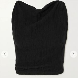 726 NWT FAITHFULL THE BRAND DIONE TOP BLACK SIZE US 2 / XS